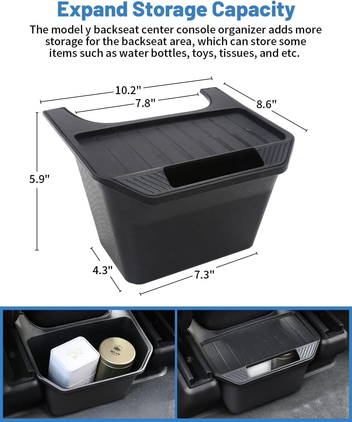 Shademax Trash Can for 2020-2025 Tesla Model Y
