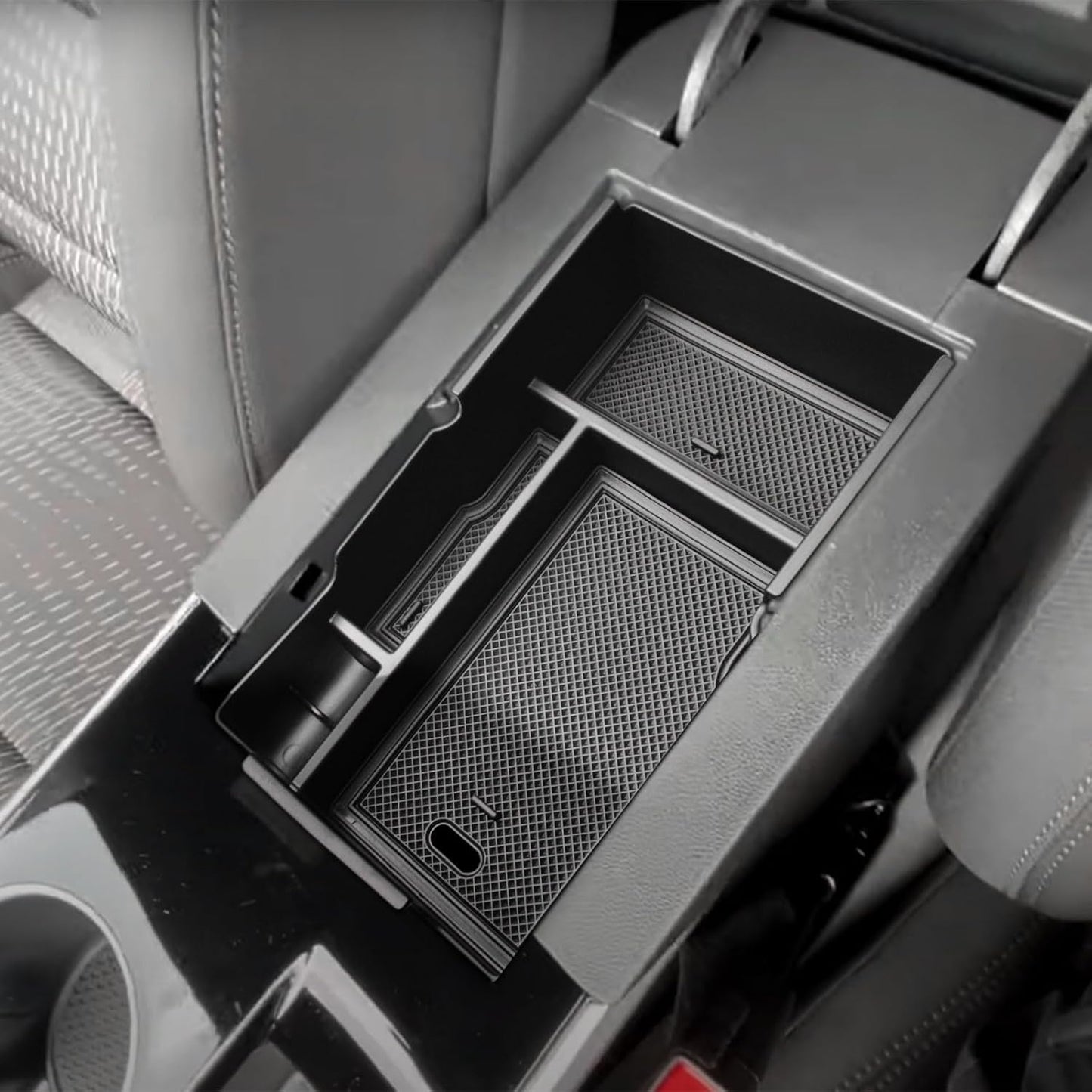EDBETOS 2026 Equinox Center Console Organizer Compatible with Chevy Equinox 2025 2026 LT/RS/ACTIV Armrest Storage Box Interior Pallet Insert Tray Secondary Accessories, Middle Console Tray, Not for EV