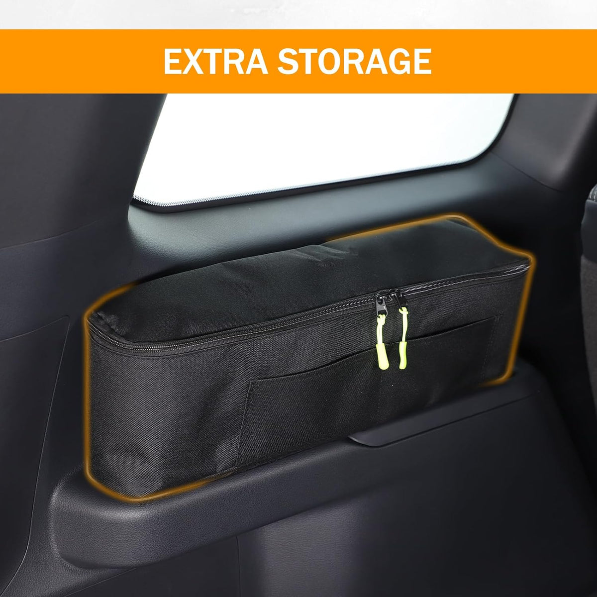 Car Trunk Storage Organizer Bag Compatible with Toyota Land Cruiser Prado 250 J250 LC250 2024 2025,Rear Trunk Pockets Storage Organizer Oxford Cloth Storage Bag Space Saving (Left Side)
