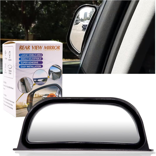 Biqing Universal Blind Spot Mirror - Rear View Mirror for Second Row Car Door Safety