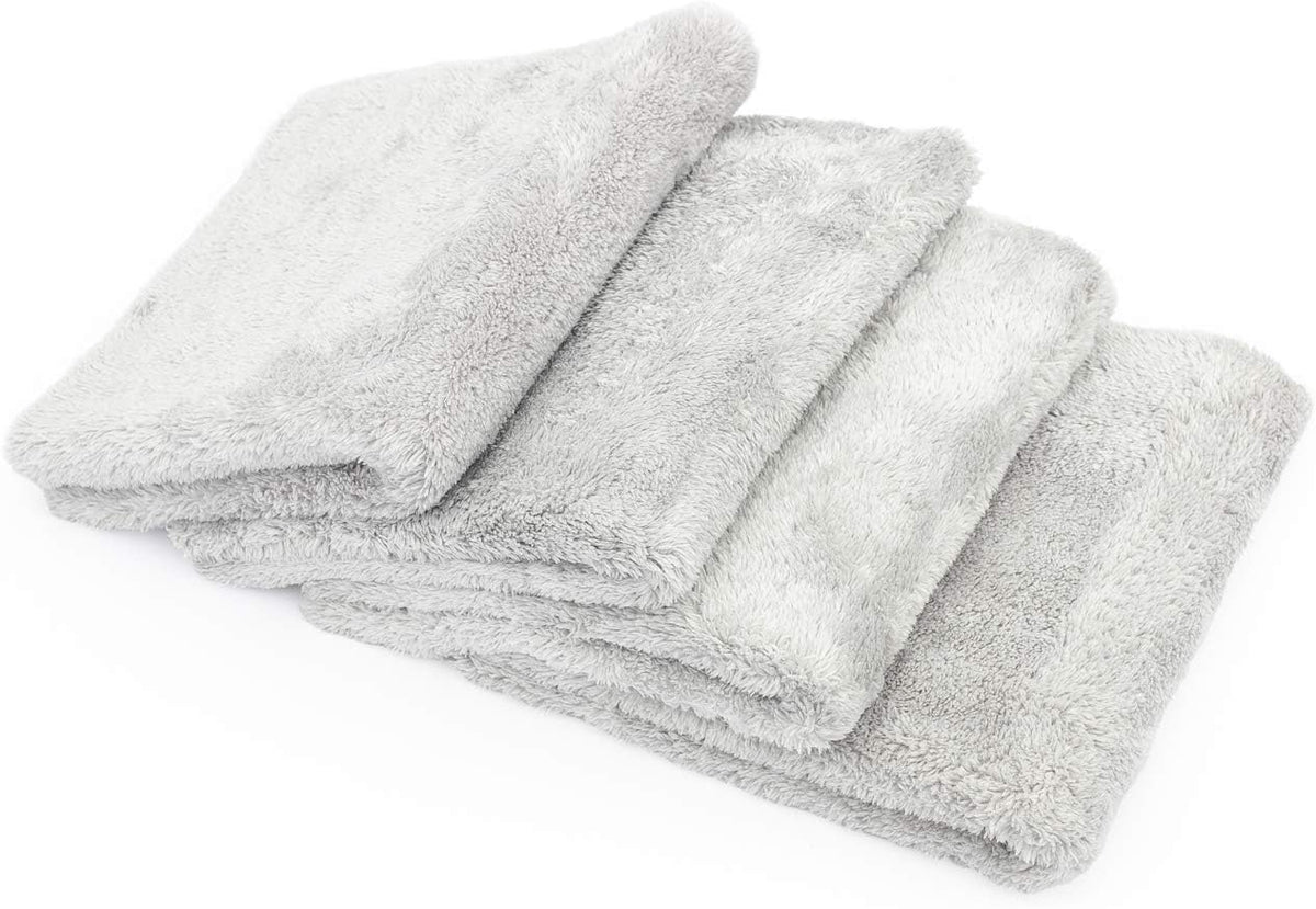 The Rag Company Eagle Edgeless 500 Detailing Towel, 16x16 in, 4-Pack