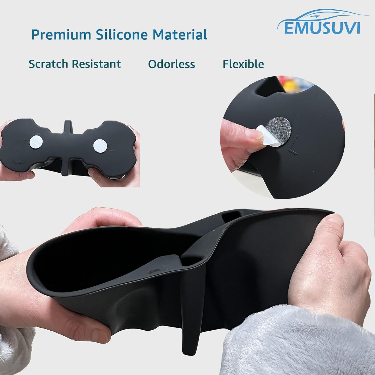 Center Console Silicone Cup Holder Inset for 2026 2025 2024 2023 Chevy Colorado GMC Canyon Interior Accessories Drink Holder Organizer Protector
