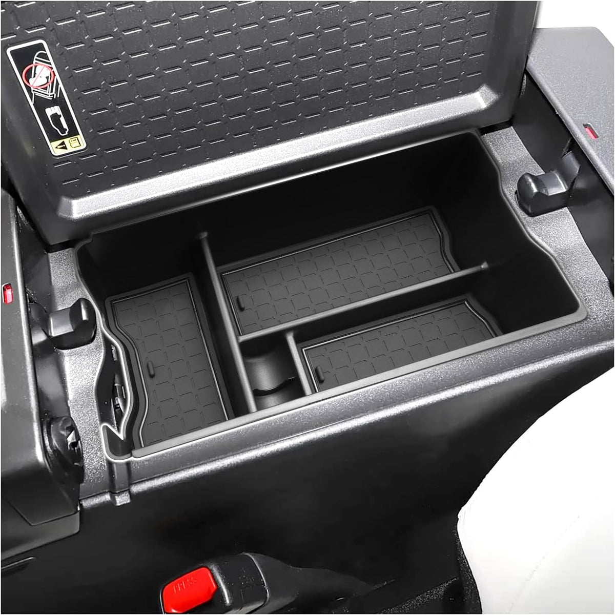 SXCY for 2026 Toyota RAV4 Center Console Organizer Armrest Console Tray