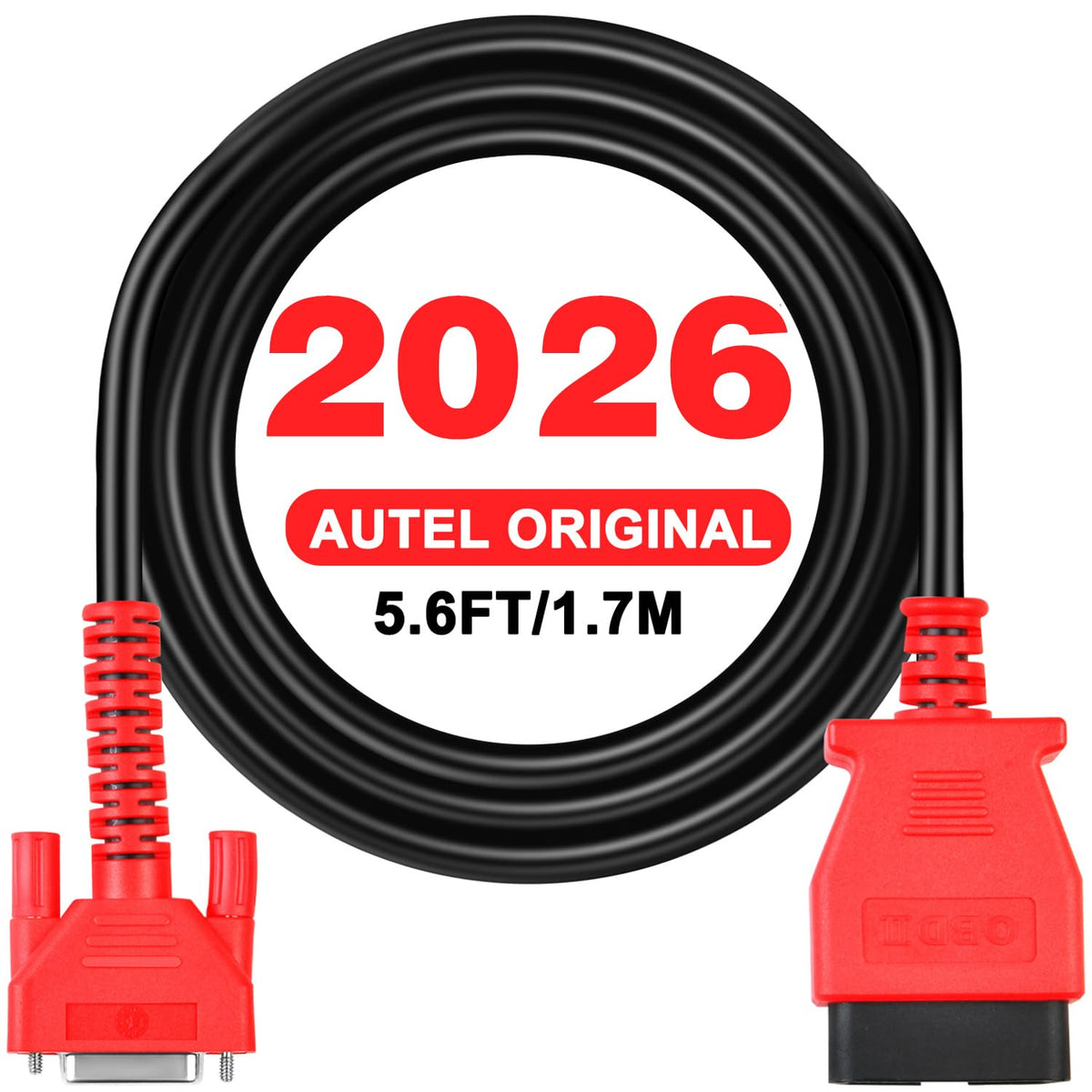Autel Original OBD2 Main Test Cable, 16 Pin OBDII Diagnostic Test Cable