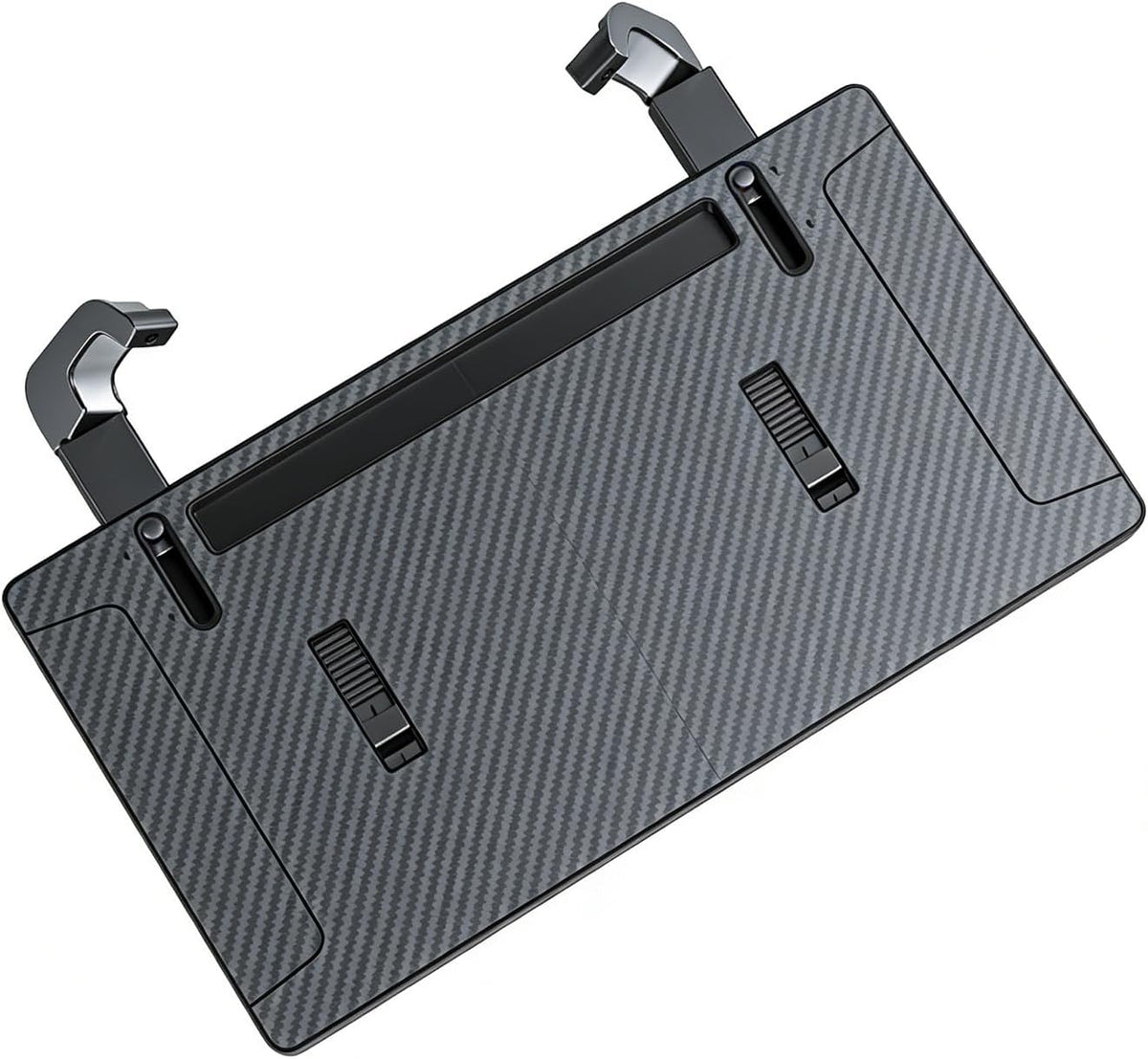 DYNAMI 2 in 1 Car Steering Wheel Tray &Seat Gap Storage Organizer