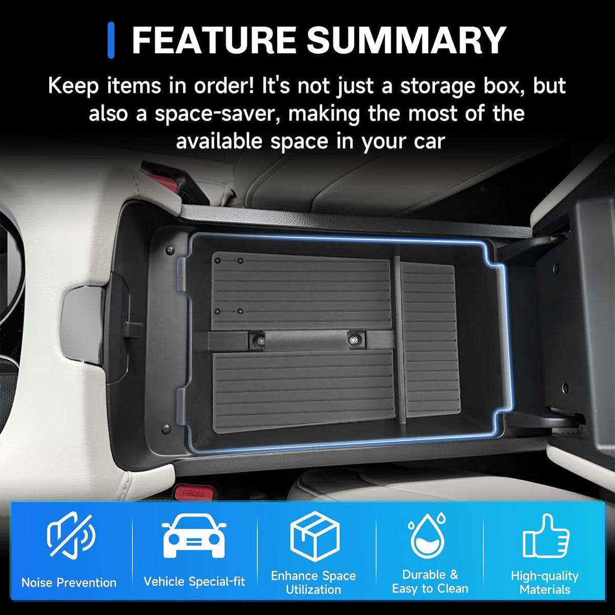 SXCY for 2025 2026 Murano Center Console Organizer
