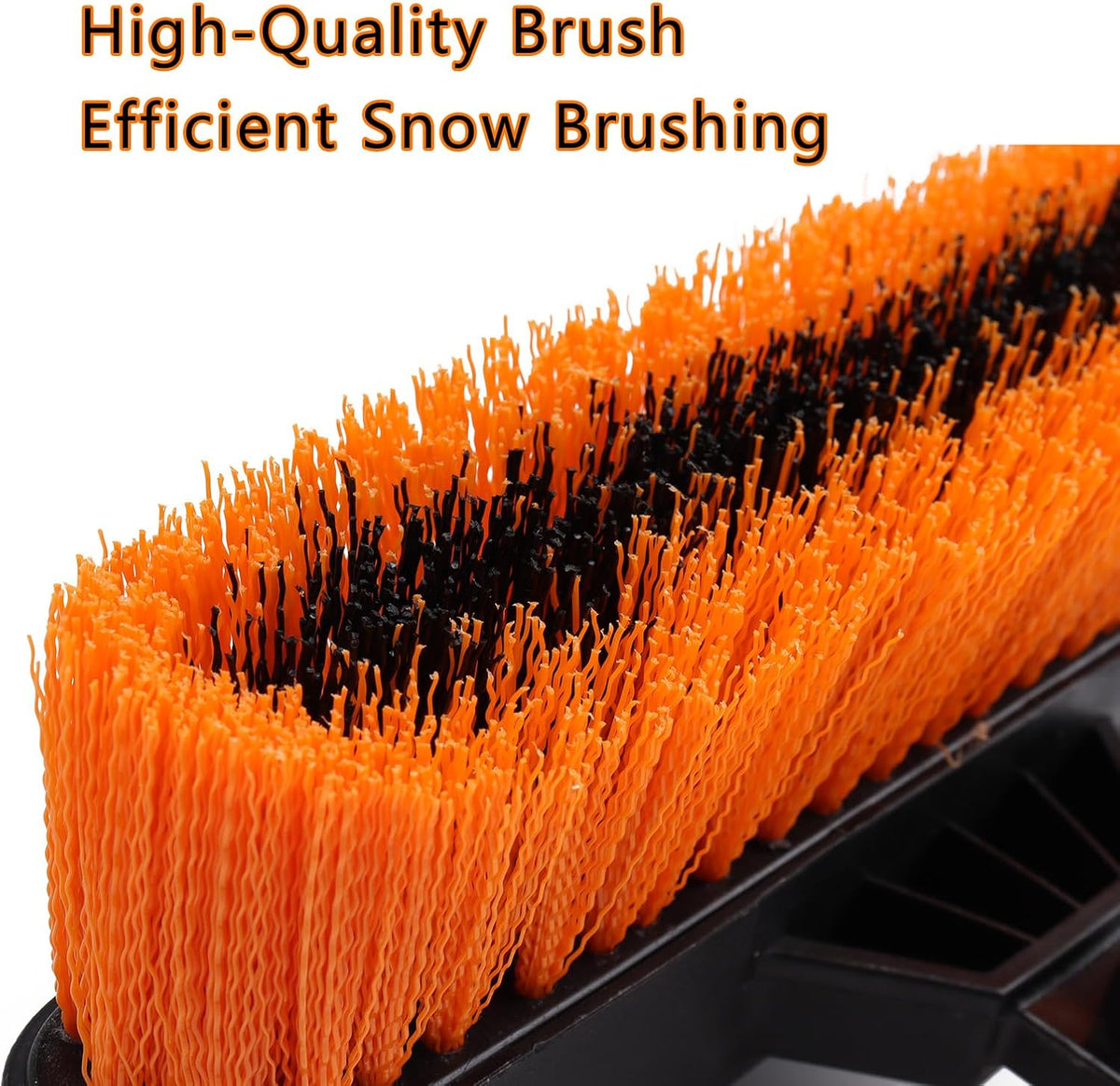 41" Extendable Snow Brush & Ice Scraper for Car Windshield