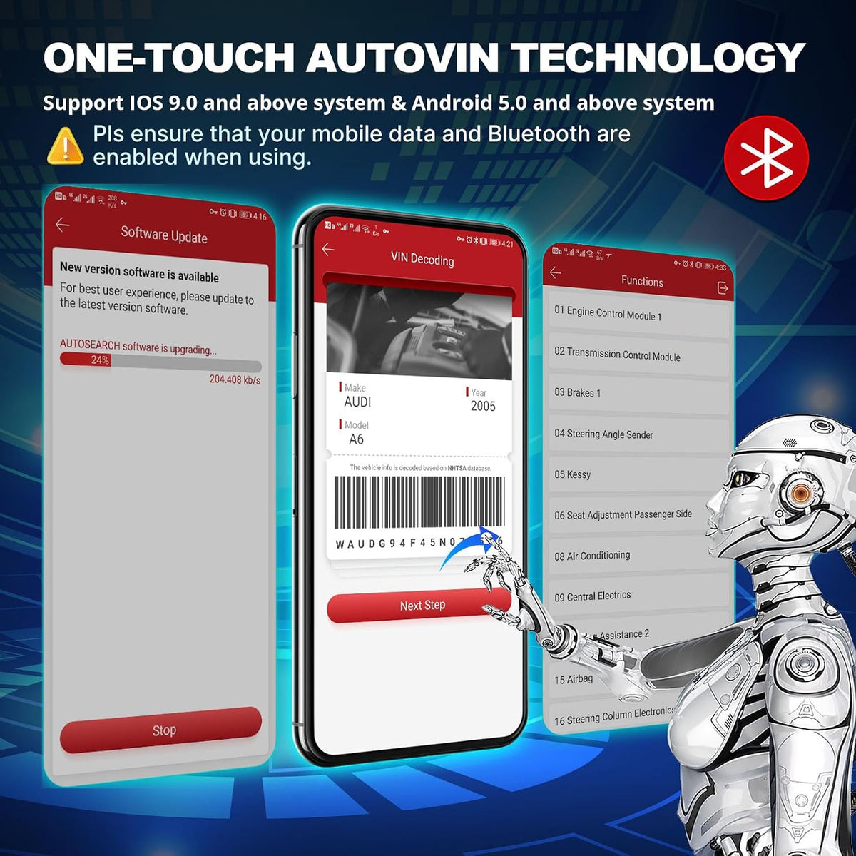 Thinkdiag2 All System Bidirectional OBD2 Diagnostic Scanner for iOS/Android