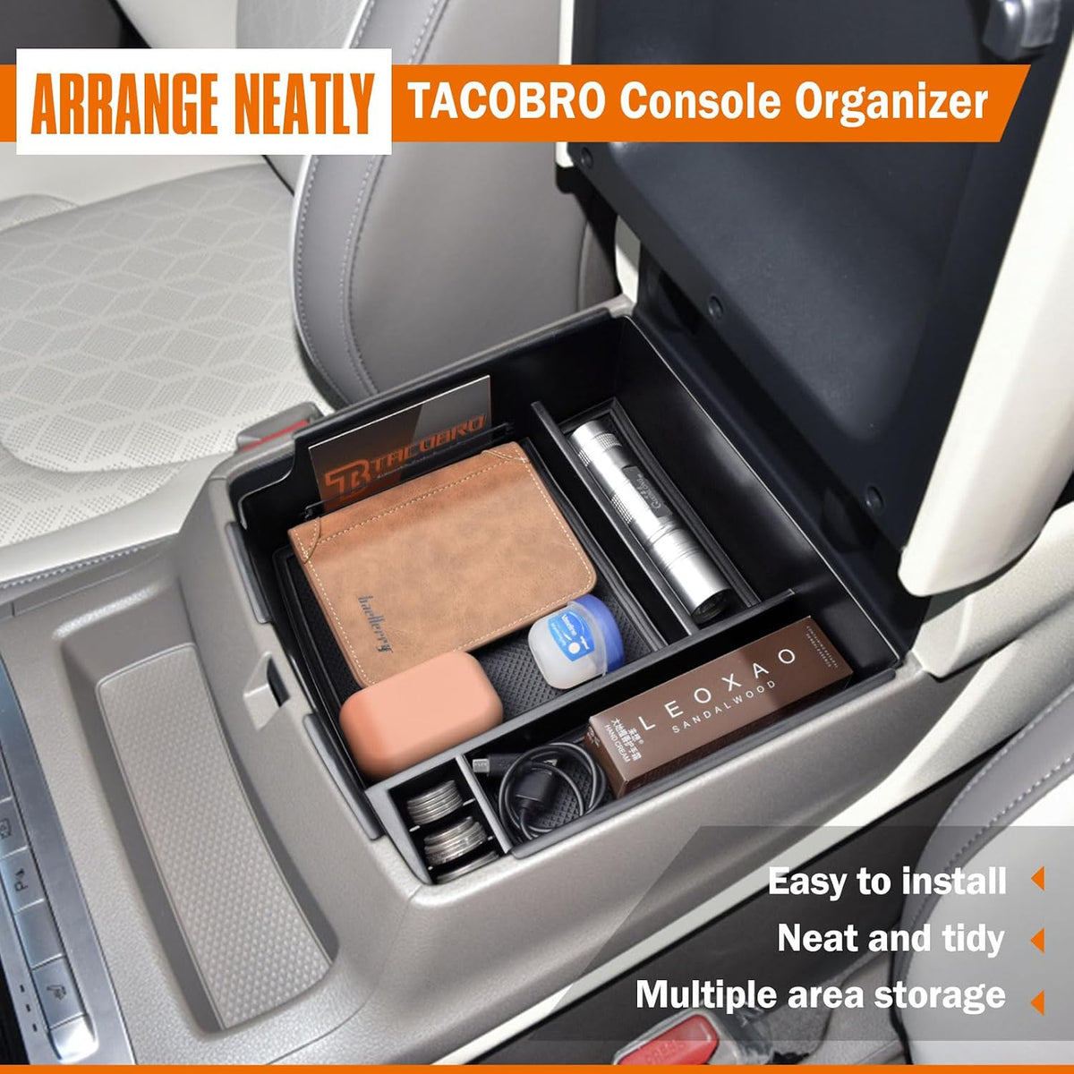 Center Console Organizer for Kia Carnival 2026-2022 Accessories