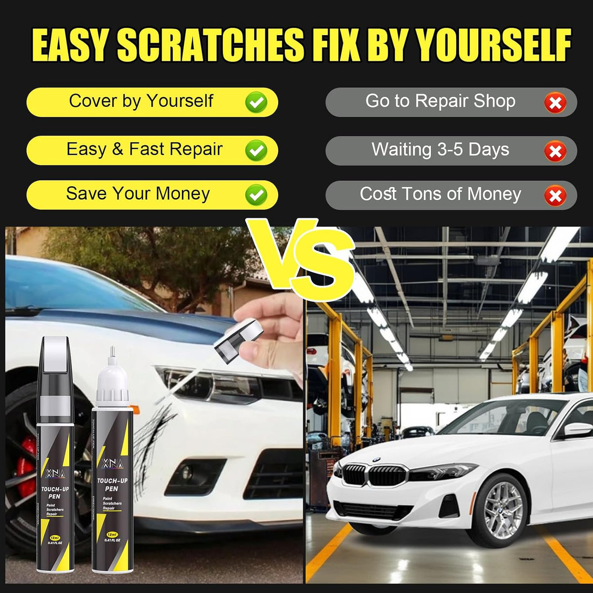 XNA Alpine White(300) for BMW Touch Up Paint