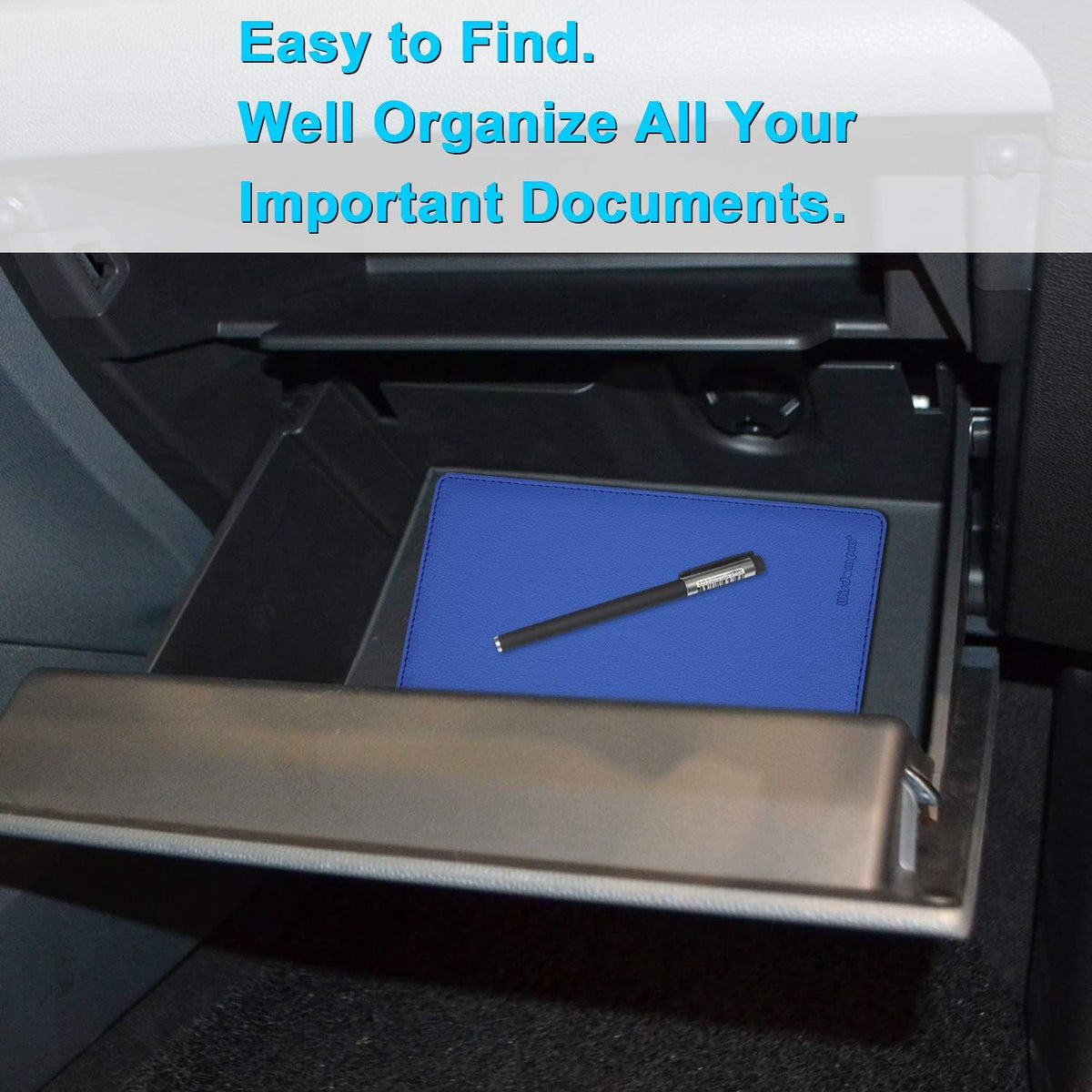 Wisdompro Car Registration and Insurance Holder, Document Card Organizer