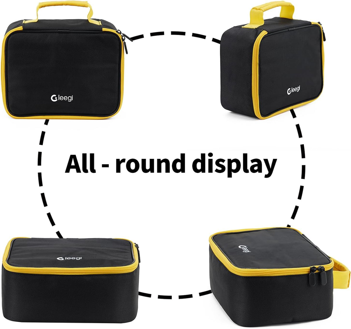 Air Compressor Bag Compatible with AstroAI Tire Inflator Portable Air Pump Fabric Bag for Car Tires 12V DC Auto Tire Pump, Storage Case for Compressor Accessories (Bag Only)
