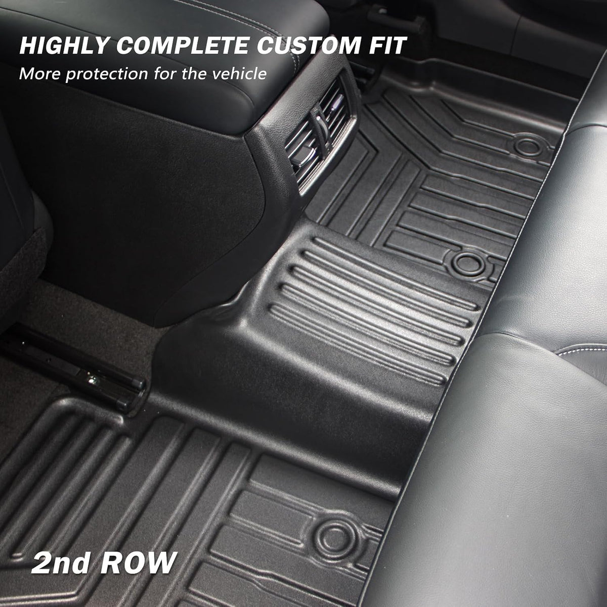 KUST Custom Fit Floor Mats for 2019-2025 2026 Nissan Altima Accessories All Weather Floor Mat Carpet Liners Front Rear 2 Row Seat Black Liner TPE