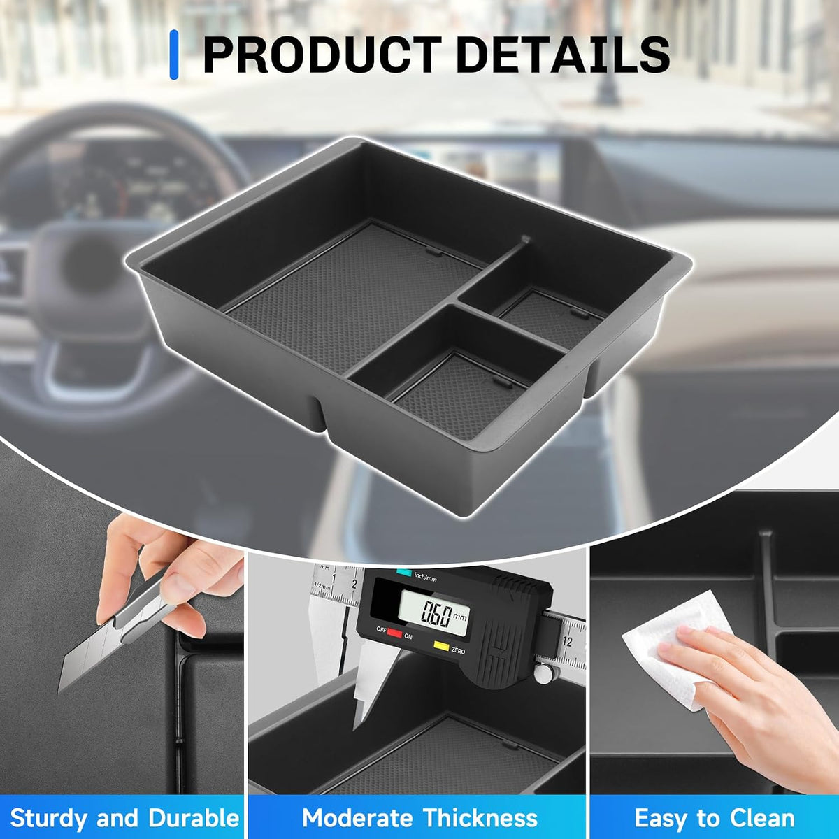SXCY for 2025 2026 Armada Center Console Organizer