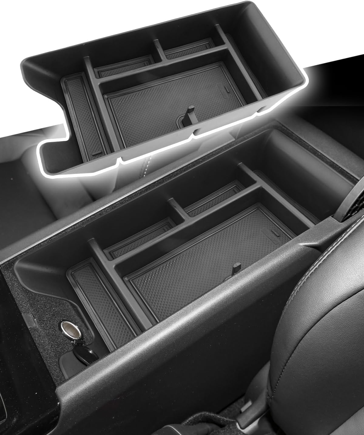 CDEFG for 2025 2026 Toyota Camry Accessories Center Console Organizer Tray Camry 2025+ (LE, SE, XLE and XSE) Armrest Storage Middle Console Insert