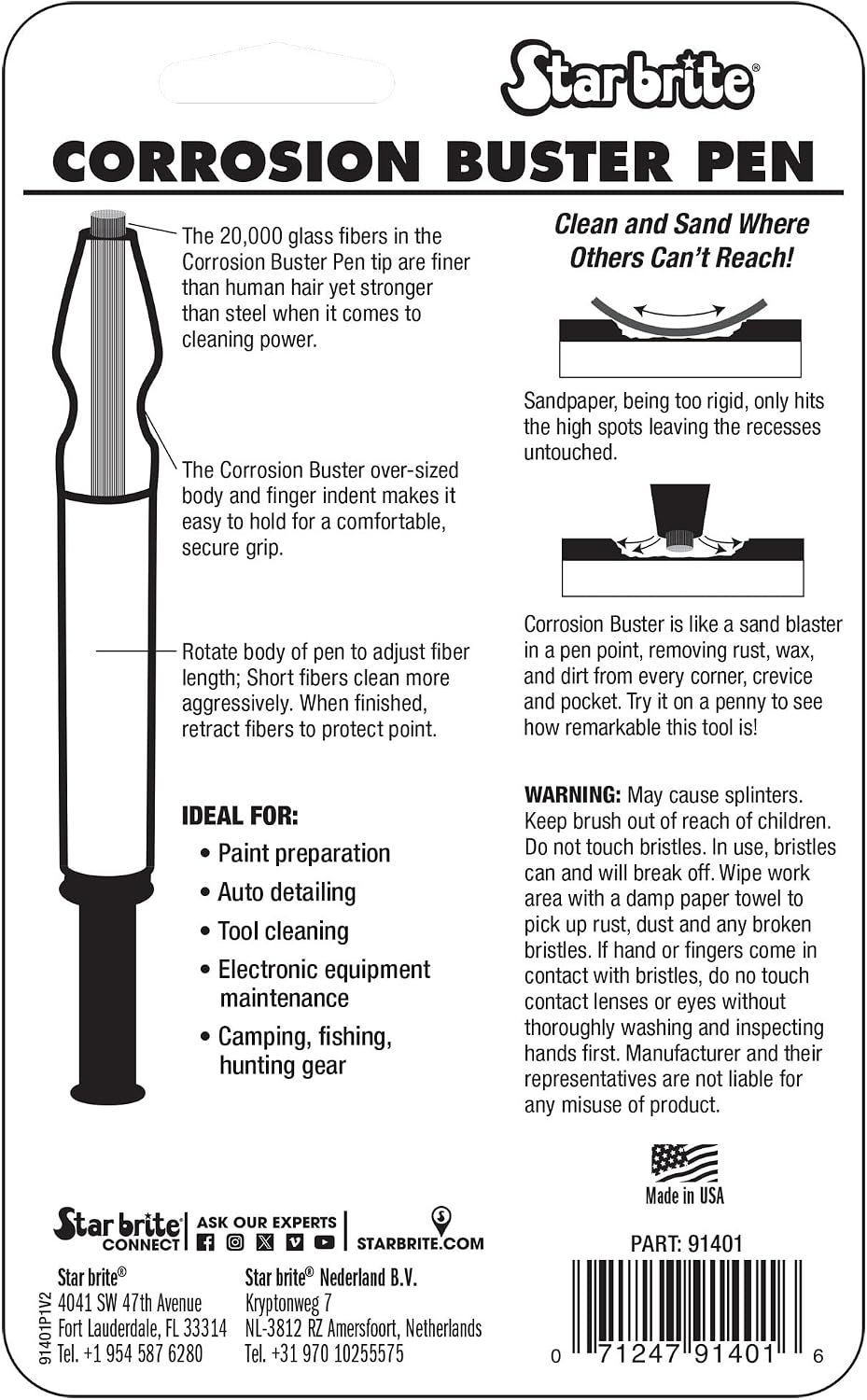 STAR BRITE Corrosion Buster Pen - Rust & Corrosion Removal Tool