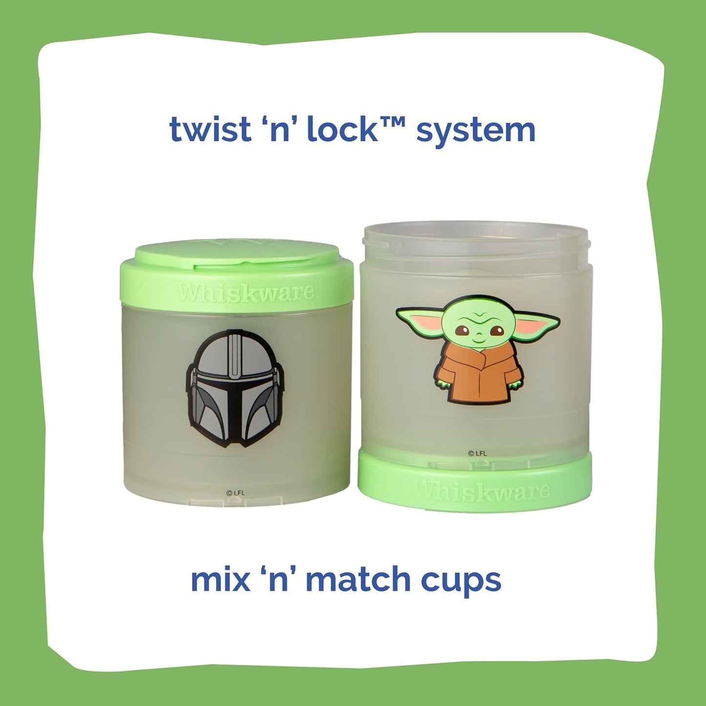 Whiskware Star Wars Stackable Snack Pack, The Child