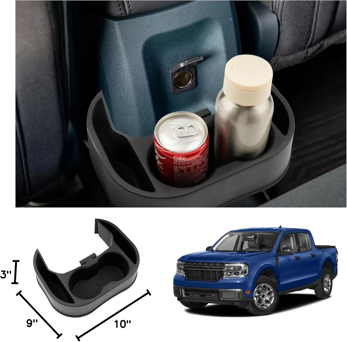 for 2022 2023 2024 2025 Maverick Accessories Cup Holder Expander Insert Organizer Water Bottle Expander Drink Holders 2024 2025 Maverick Seat Rear Cup Holder