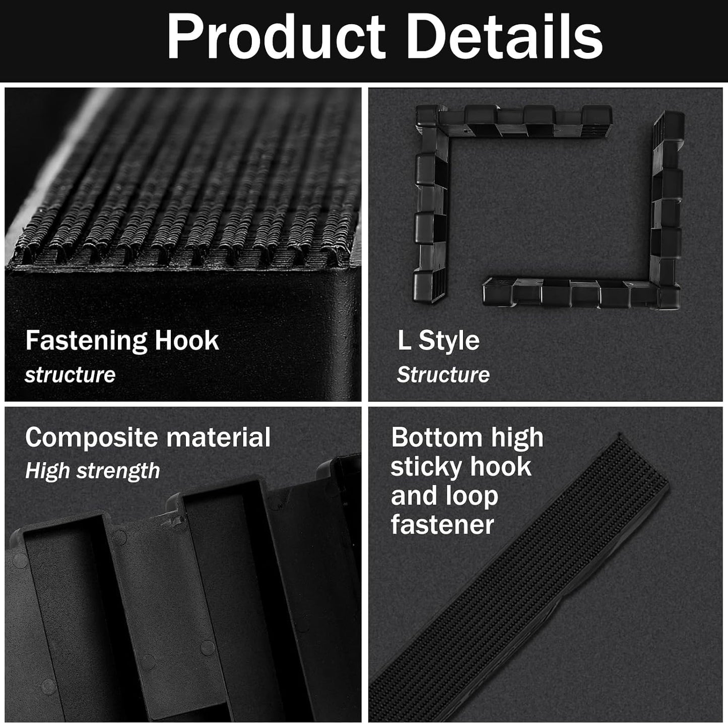 12 Pack Car Trunk Organizer Blocks for Back of SUV Multipurpose Car Storage Organizer Blocks Trunk Divider Available to Wool Carpet for Truck SUV Van Cargo