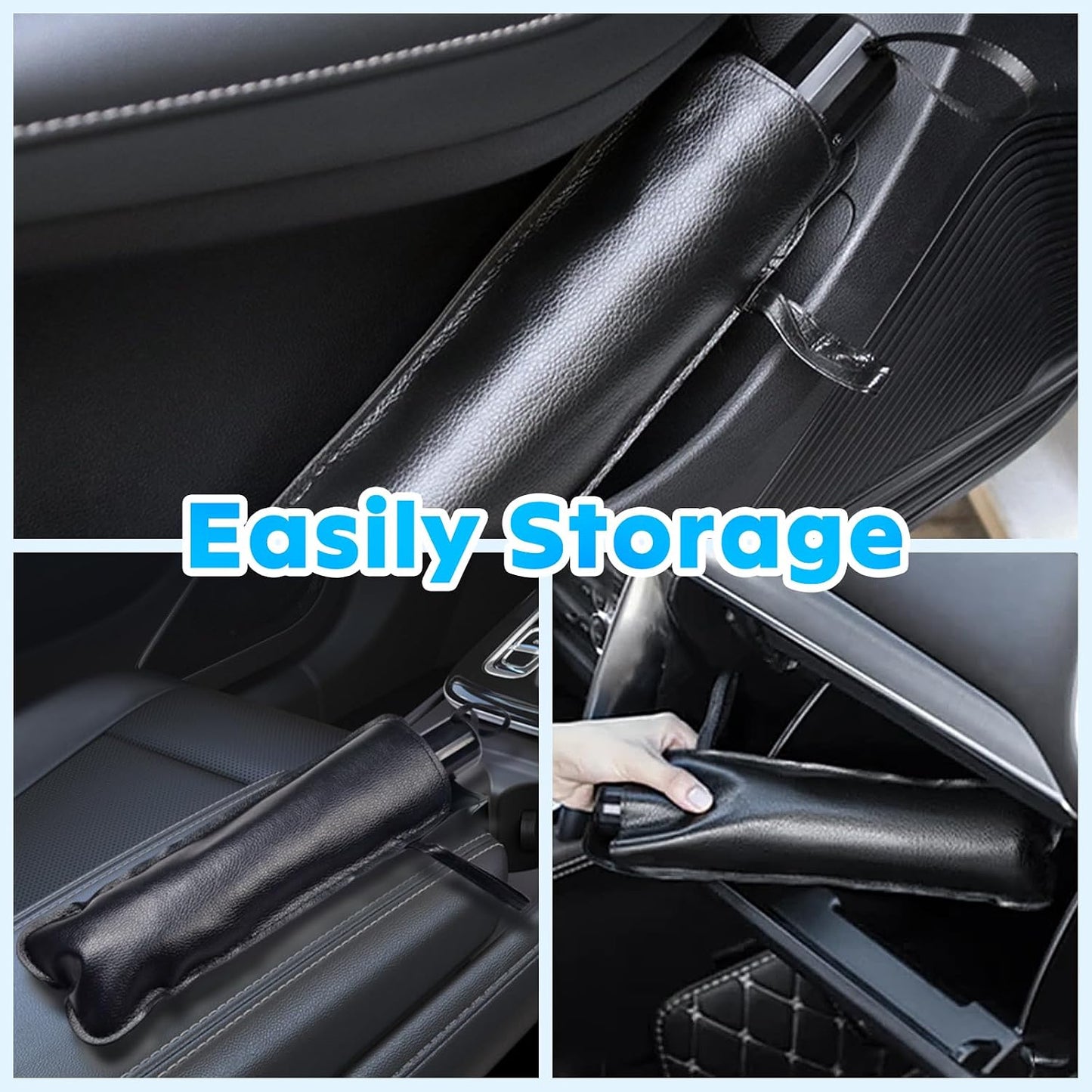 Multper Car Windshield Sun Shade - Reflective Foldable Sunshade Umbrella for UV Rays & Heat Protection, 360° Rotation Bendable Front Window Shield Easy Storage & Keeps Interior Cooler - 55"*31.5"