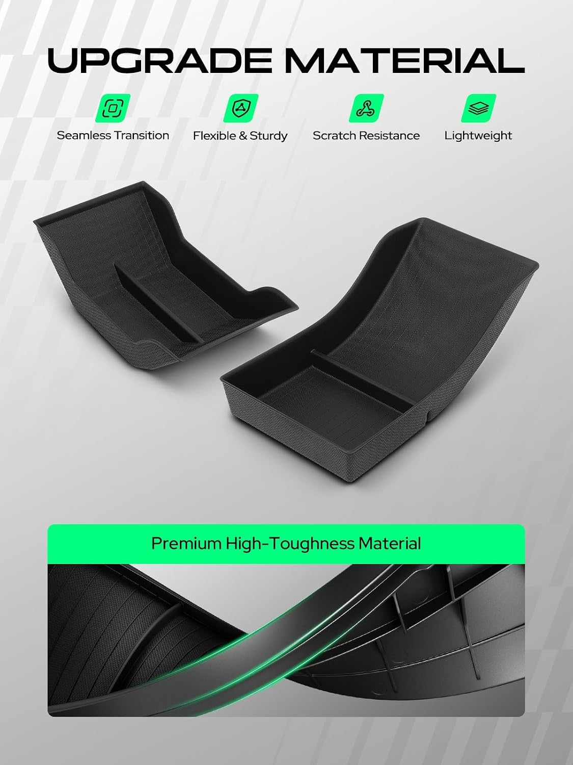 YHTAUTO Lower Center Console Organizer Tray for Tesla Model 3 & Model Y