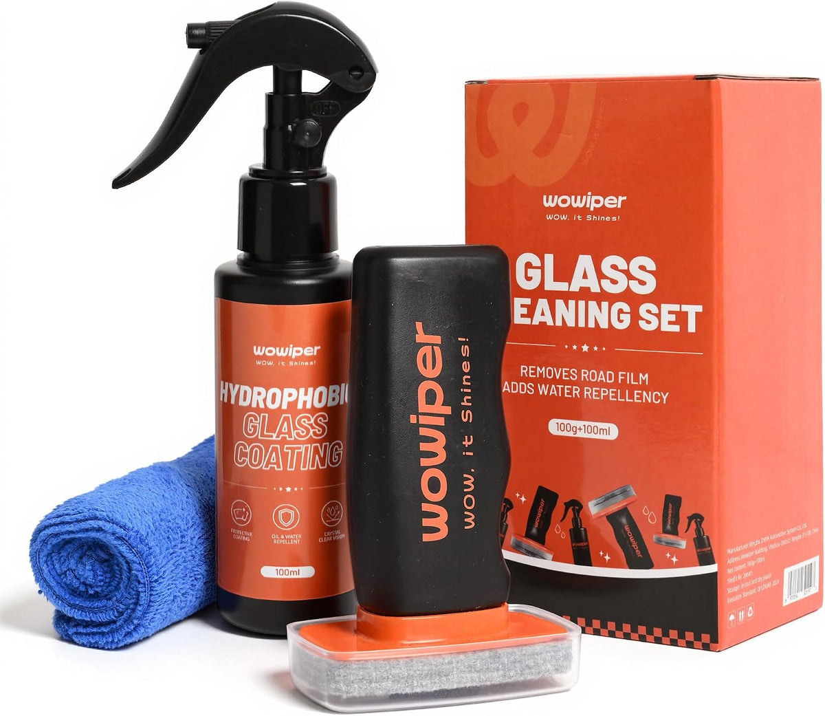 Oil Film Remover for Car Windshields and Windows