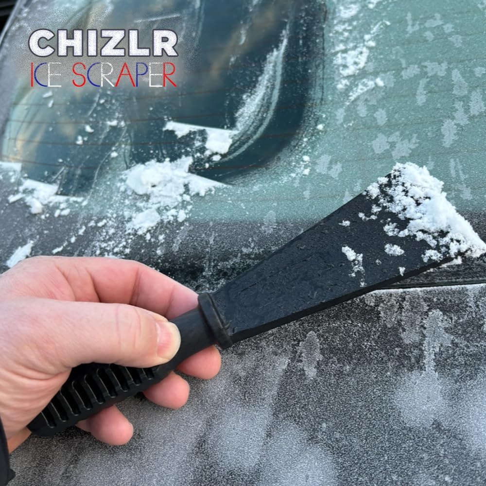 Chizlr Compact Ice Scraper - Effortlessly Remove Ice & Snow! Portable Design, Comfortable Grip, Sturdy Blade. Stay Ready for Winter Driving (2)