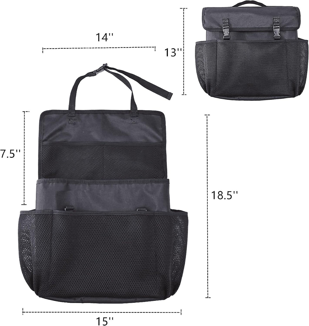 Car Seat Organizer with Compartment,Passenger Seat Organizer