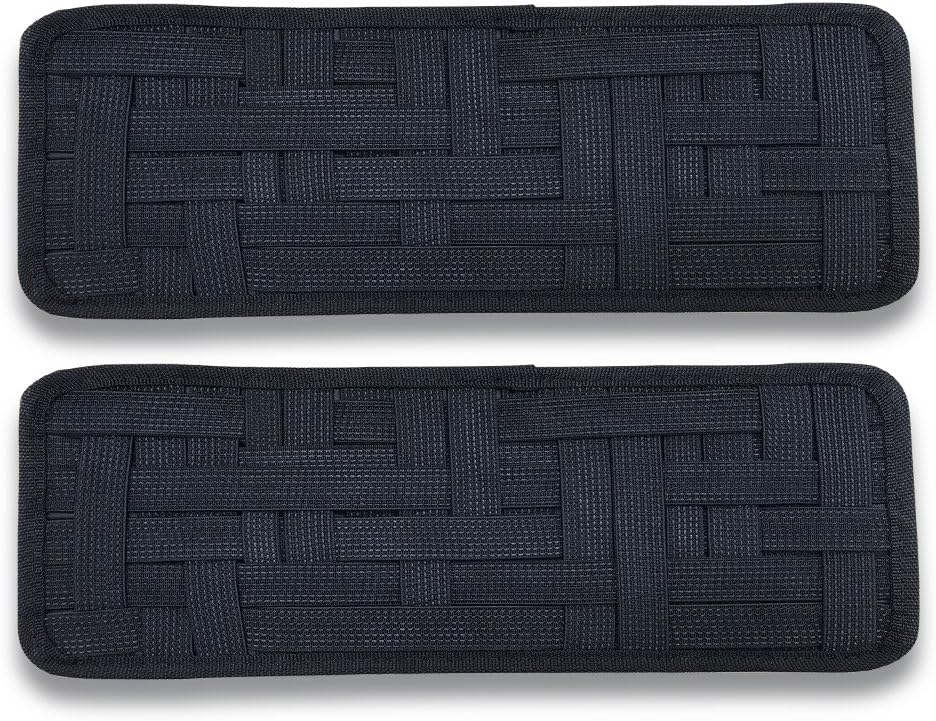 SourceTon 2 Packs Car Sun Visor Organizer, Car Visor Storage Anti-Slip Elastic Woven Board for Sunglass Holder Parking Fuel Card Digital Accessories