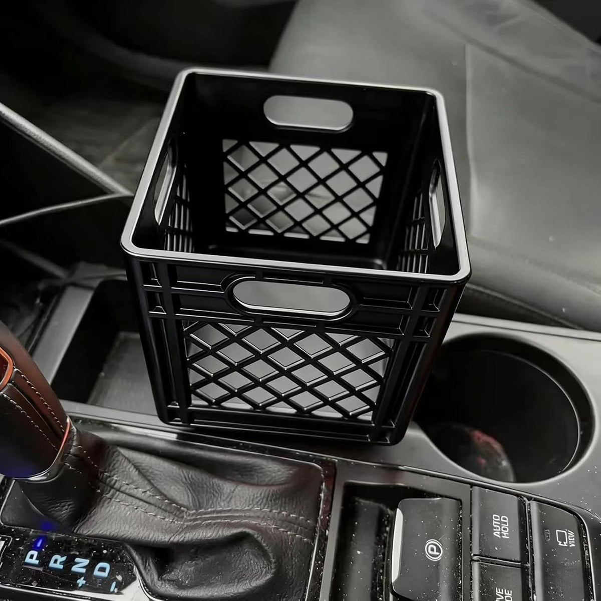 Car Cup Holder Expander for Large Bottles, Center Console Adapter Fits Half Gallon Jugs & 32-64oz Water Bottles, Anti-Spill