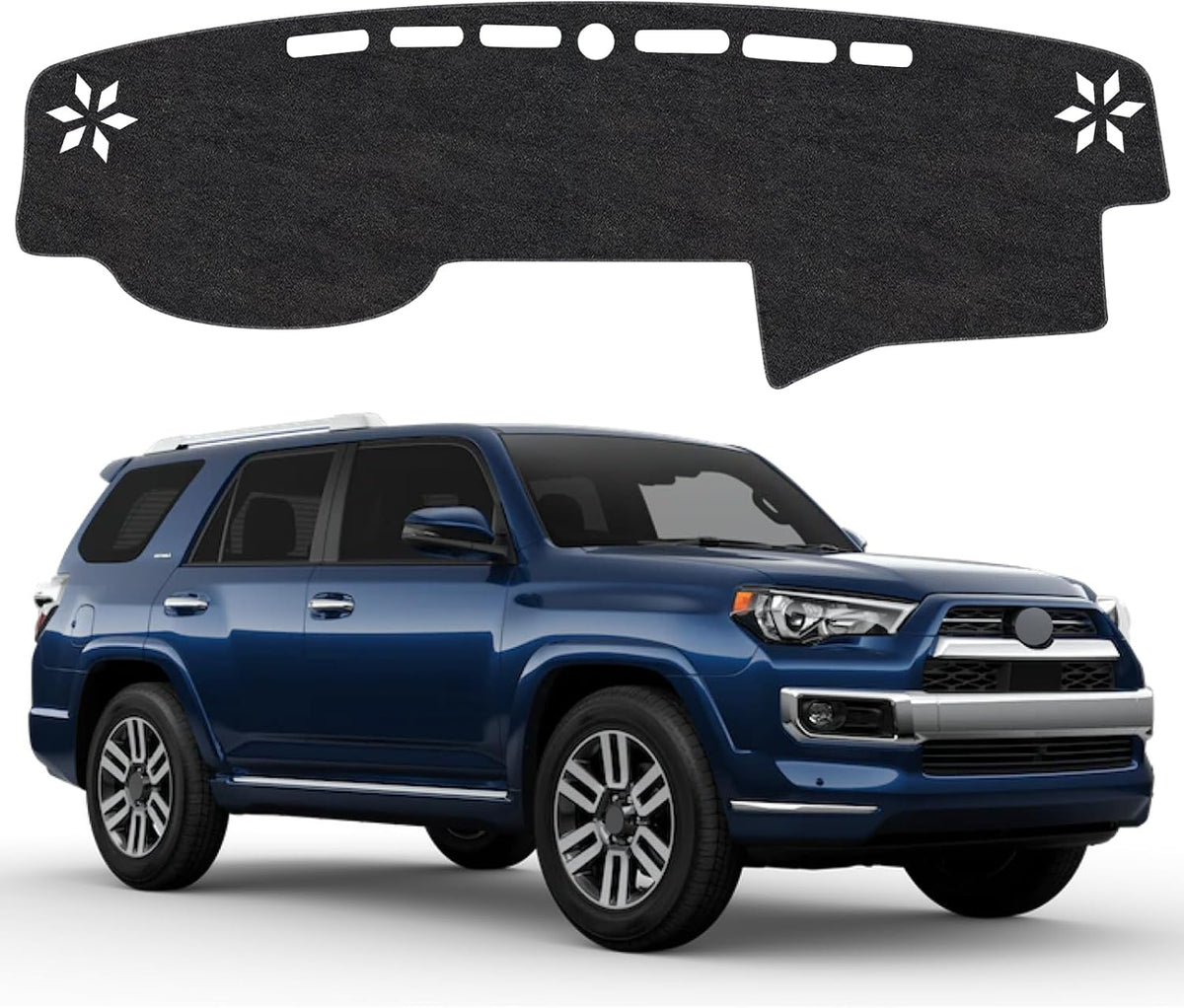Dash Cover Mat Compatible with Toyota 4Runner 2003-2009 Non-Slip Dashboard Cover Mat Sunshade UV Rays Protector Interior Accessories