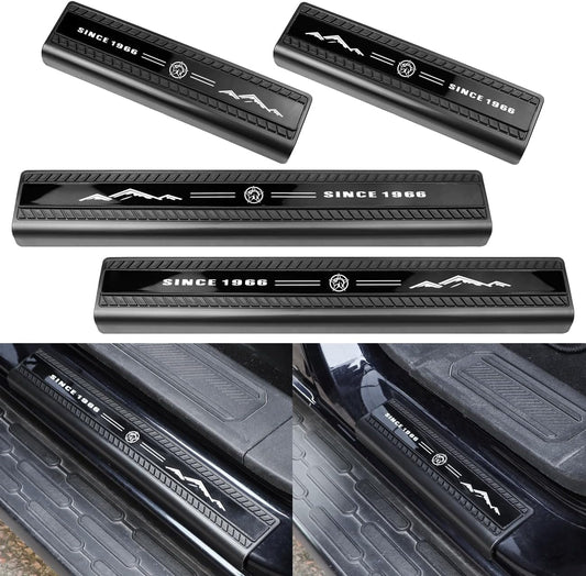 Door Sill Edge Entry Guards Compatible with 2021-2026 Ford Bronco 4 Door