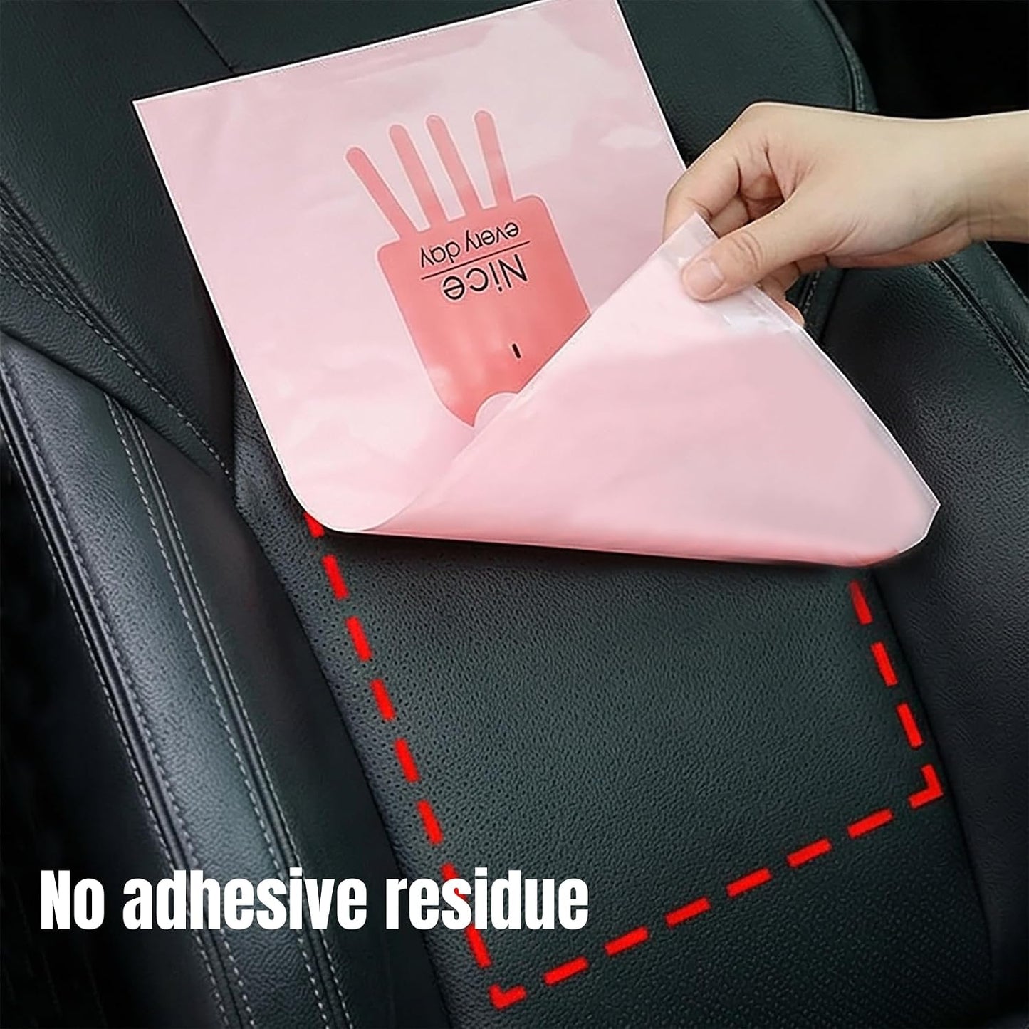 Hiceeden 120pcs Car Trash Bag, Stick-on Disposable Trash Bag | Leakproof Vomit Bags for Car, Kitchen, Travel, Camping, Bedroom, Study Room, Office