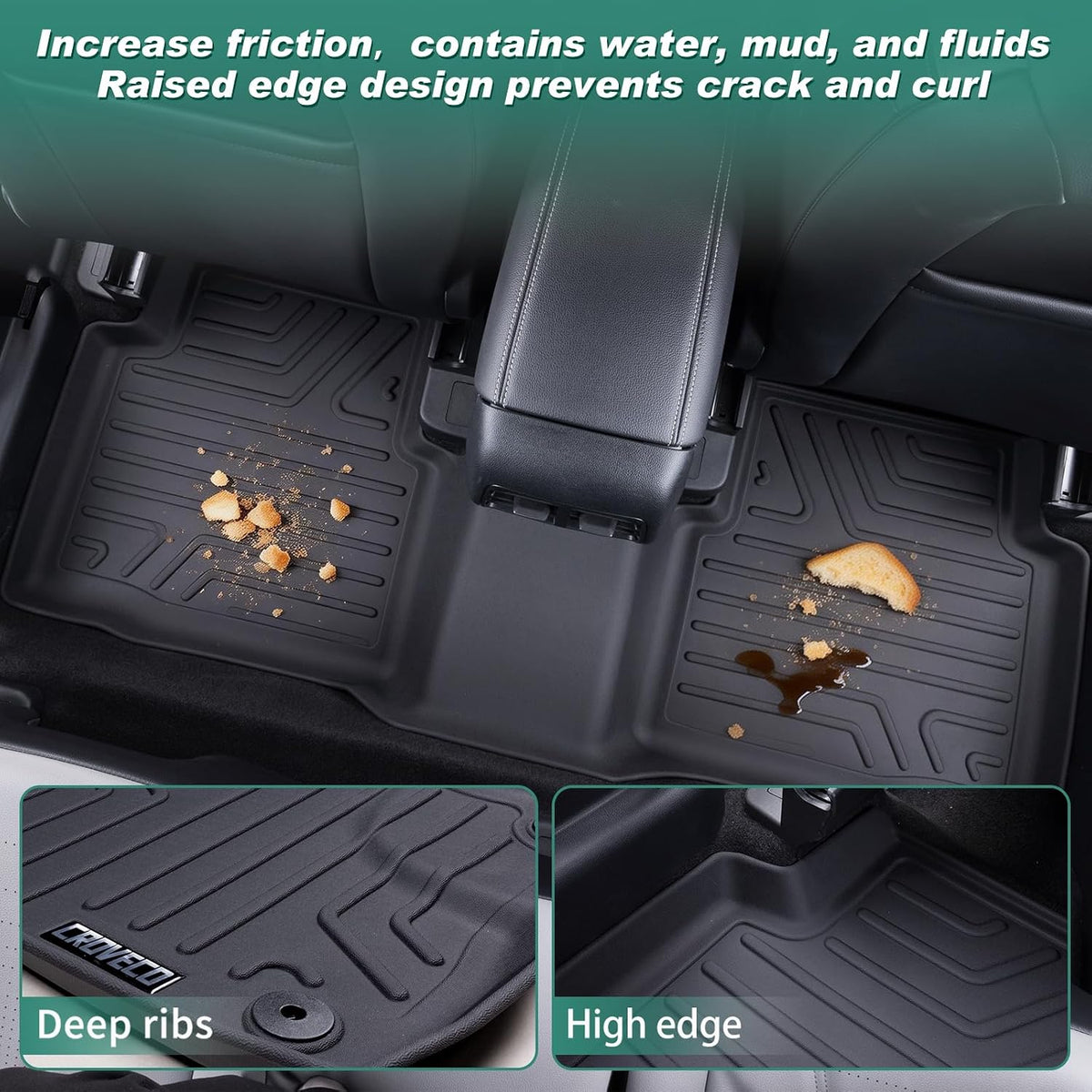 Floor Mats for 2015-2026 Ford F150 SuperCrew Cab
