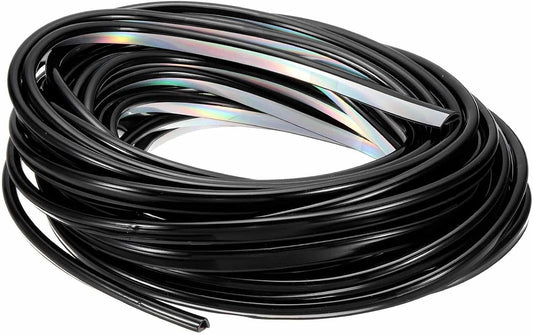 HARFINGTON Car Door Edge Guard 32.8 Feet (10m) U Shape, Silver