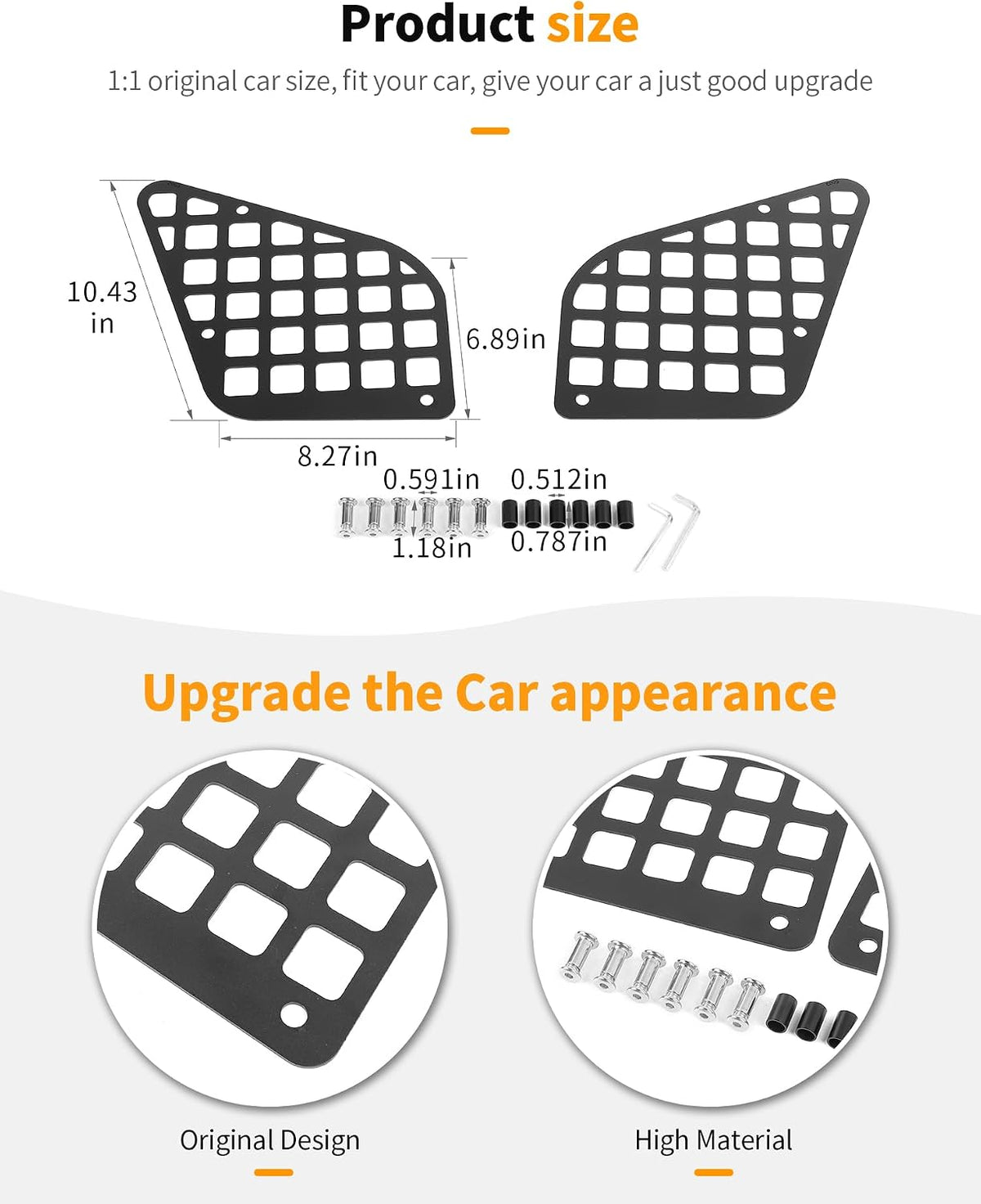 For Renegade Rear Trunk Expansion Luggage Rack Cargo Shelf Molle Panel for Jeep Renegade 2015+ Modular Storage Panel System Racks Accessories
