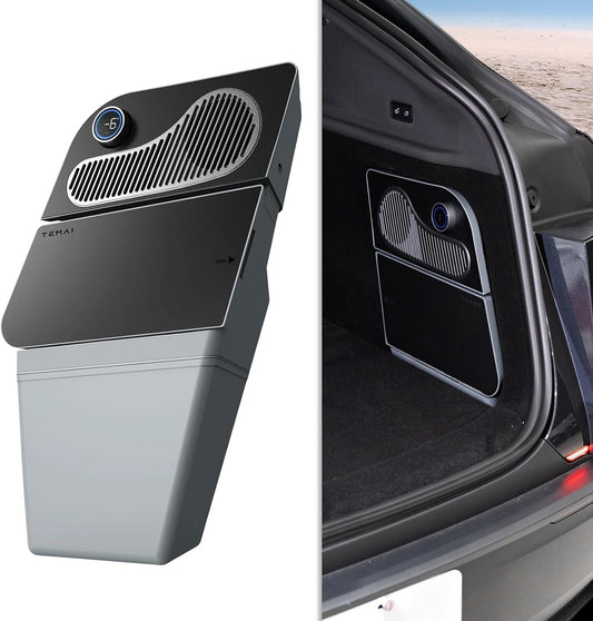 Car Refrigerator for Tesla Model Y 21-24, Model Y Junpier 2025+ 16L Capacity Trunk Car Fridge, -6°C Cooling, Portable Freezer Cooler for Camping, Outdoor Driving