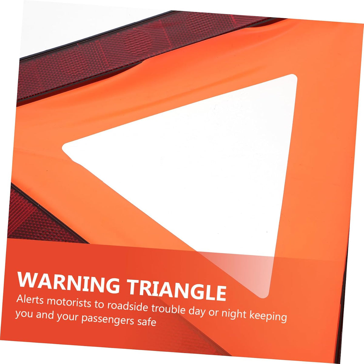 Cabilock 3 Pcs Road Safety Warning Triangle Sign for Car Roadside Use