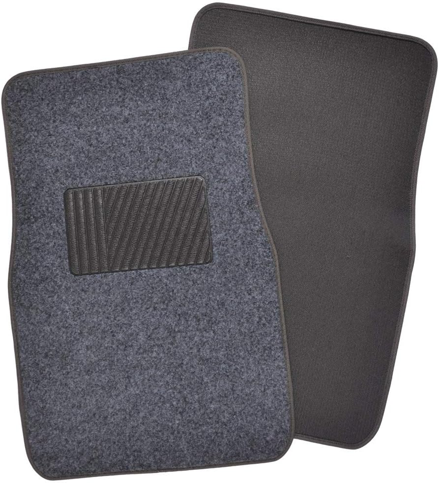 Motor Trend Premium Inter-Lock Backing Carpet Car Floor Mats - Front & Rear, Thick & Durable Auto Protection, Fits Most Cars Truck SUV Coupe Sedan