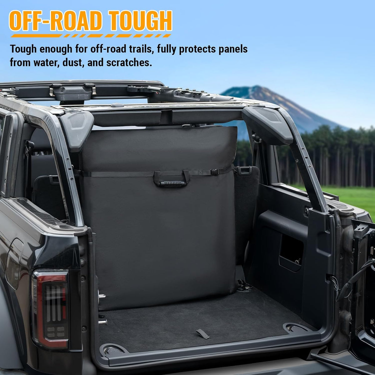 MAIKER OFF ROAD Freedom Panel Hard Top Storage Bag with Handle Compatible with Ford Bronco 2021-2025-2026 Bronco 2 & 4 Door, Heavy Duty 600D Oxford Fabric Car Top Panel Protector Bag