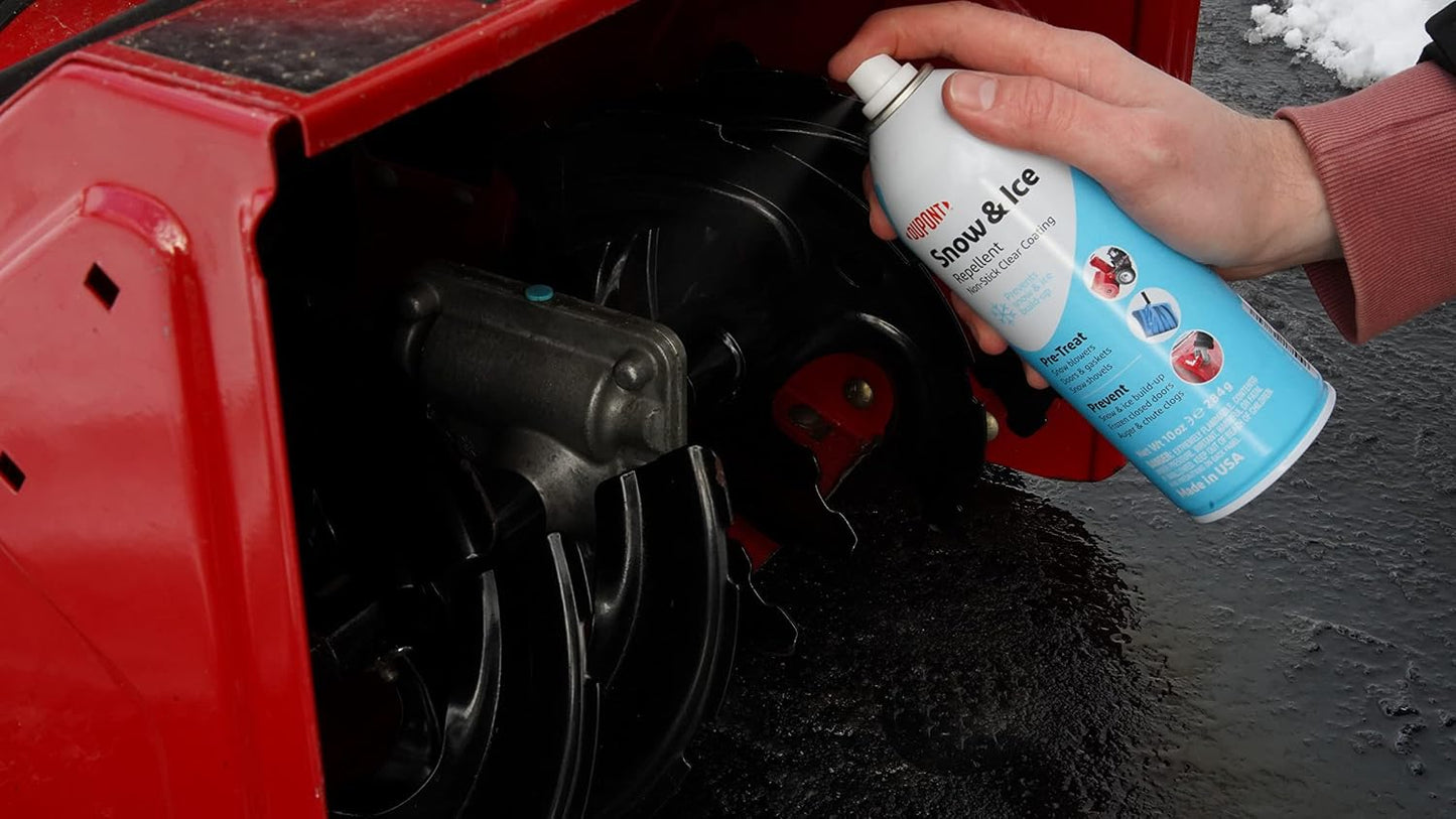 DuPont Teflon Snow and Ice Repellant, 10-Ounce & Non-Stick Dry-Film Lubricant Aerosol, 10 oz
