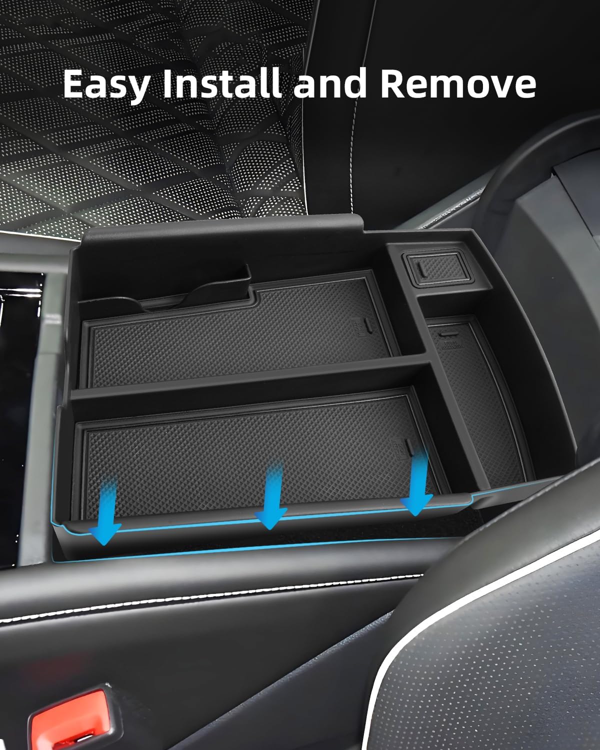 Center Console Organizer for 2025 2024 VW Atlas/Atlas Cross Sport