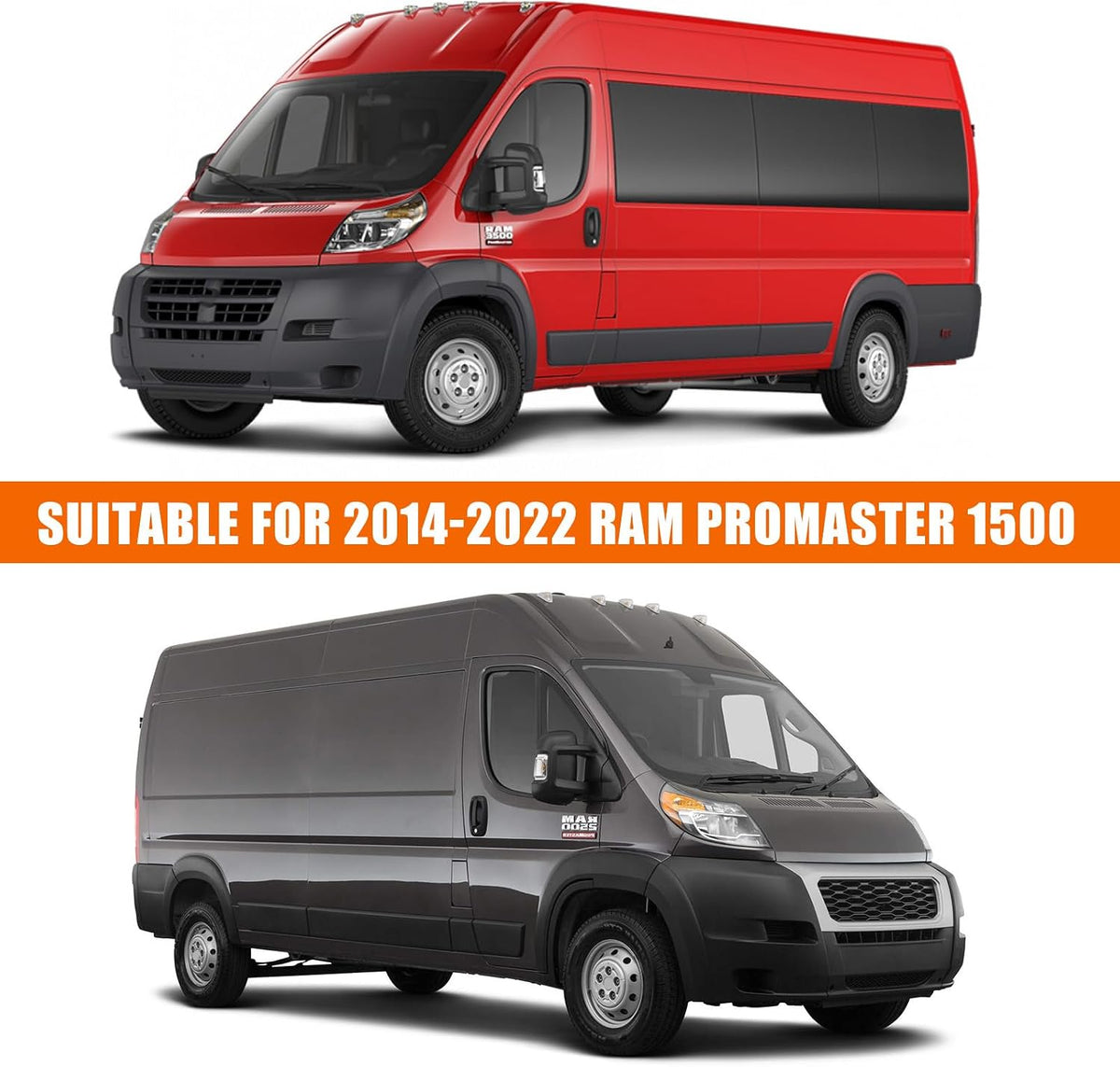 Silver RV Windshield Cover for Ram ProMaster 2014-2026