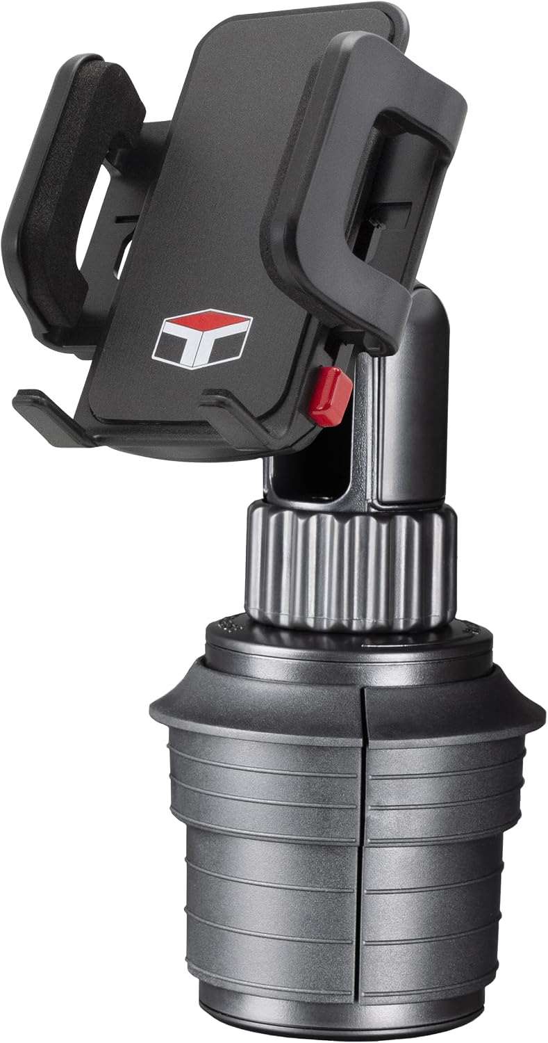 Tuff Tech Cradle Cup Mount Phone Holder, Fits Most Smartphones
