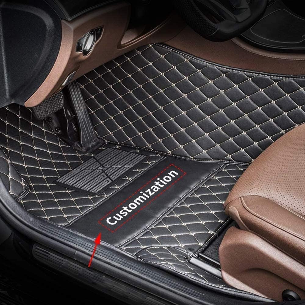 Custom Car Floor Mats Fit 96% Car Model Luxury Leather Waterproof Anti-Skid Full Coverage Liner Front Rear Mat/Set (Coffer)