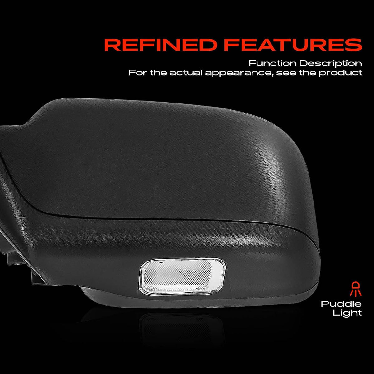 A-Premium Driver Side Power Door Mirror Compatible with Ford, Mercury