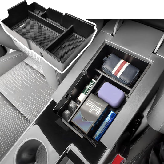 EDBETOS 2026 Equinox Center Console Organizer Compatible with Chevy Equinox 2025 2026 LT/RS/ACTIV Armrest Storage Box Interior Pallet Insert Tray Secondary Accessories, Middle Console Tray, Not for EV