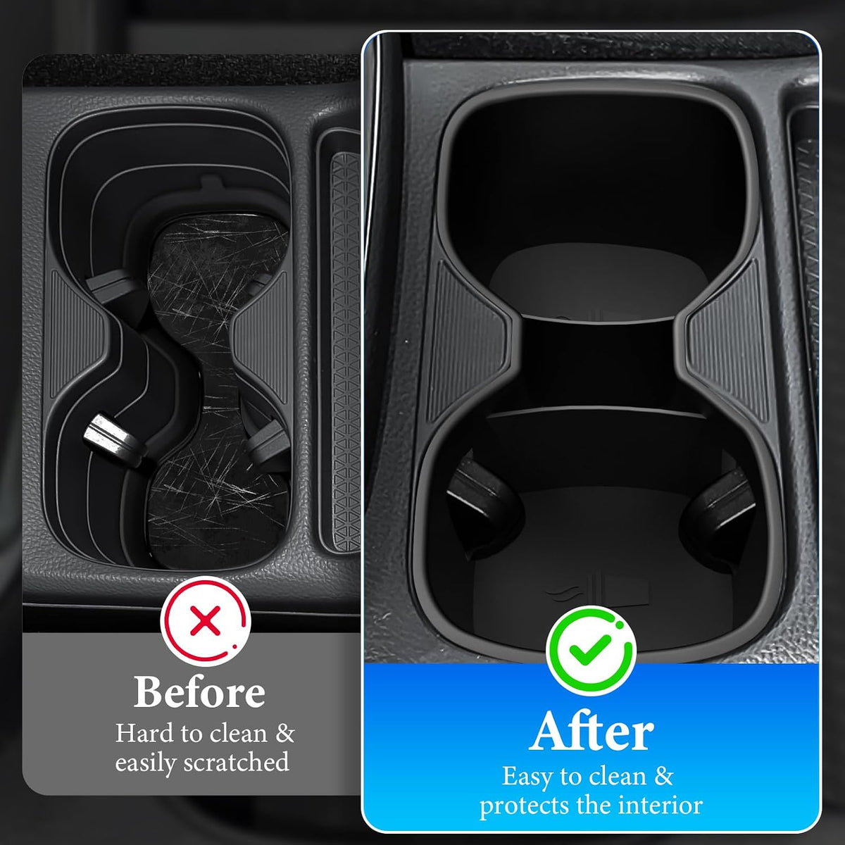 YPHUIKI 4PCS Center Console Organizer for Honda CR-V 2023-2026