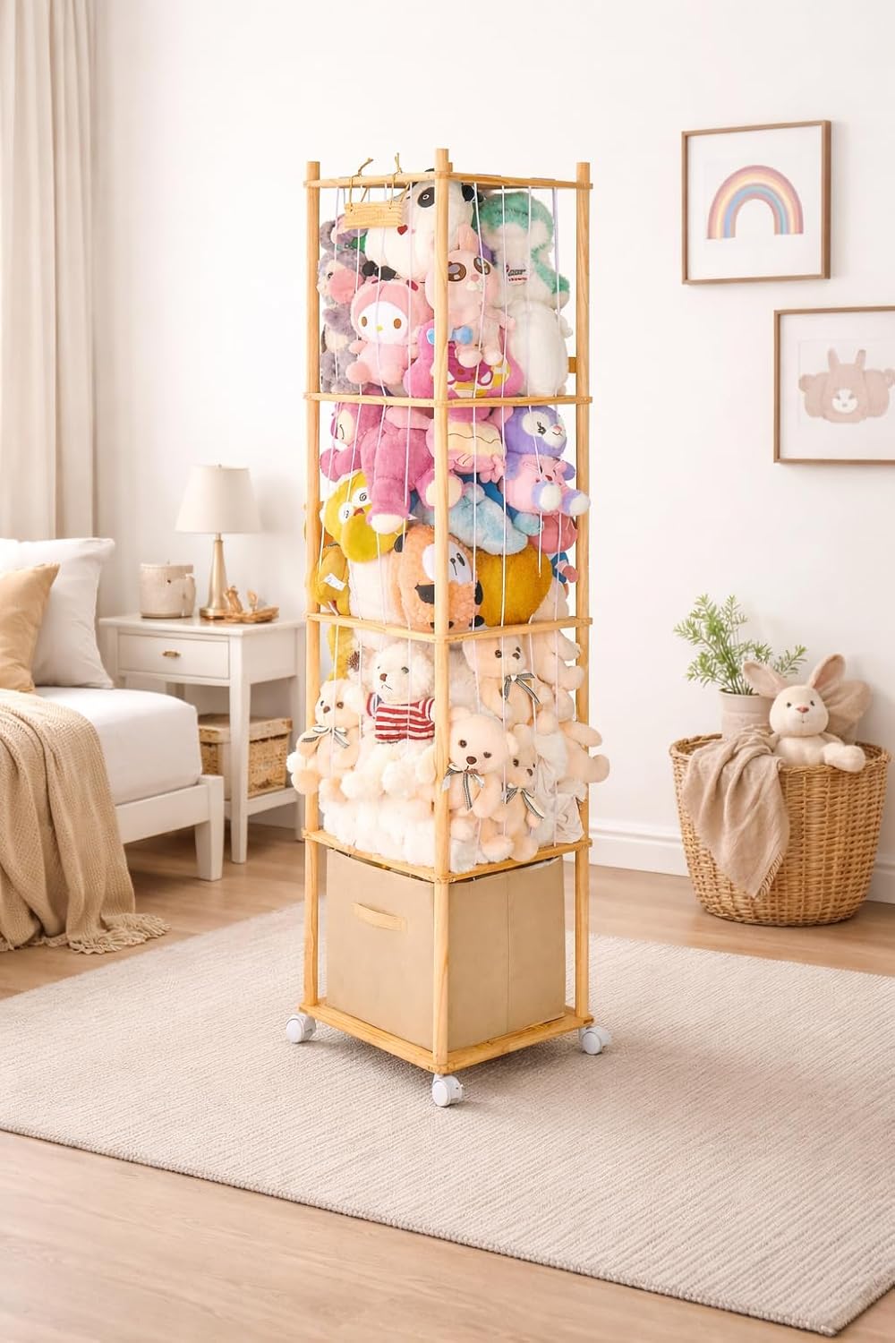 Aaronly Stuffed Animal Storage | Stuffed Animal Organizer | Stuffed Animal Holder | Plushies Storage | Stuffed Animal Zoo | Stuffy Storage
