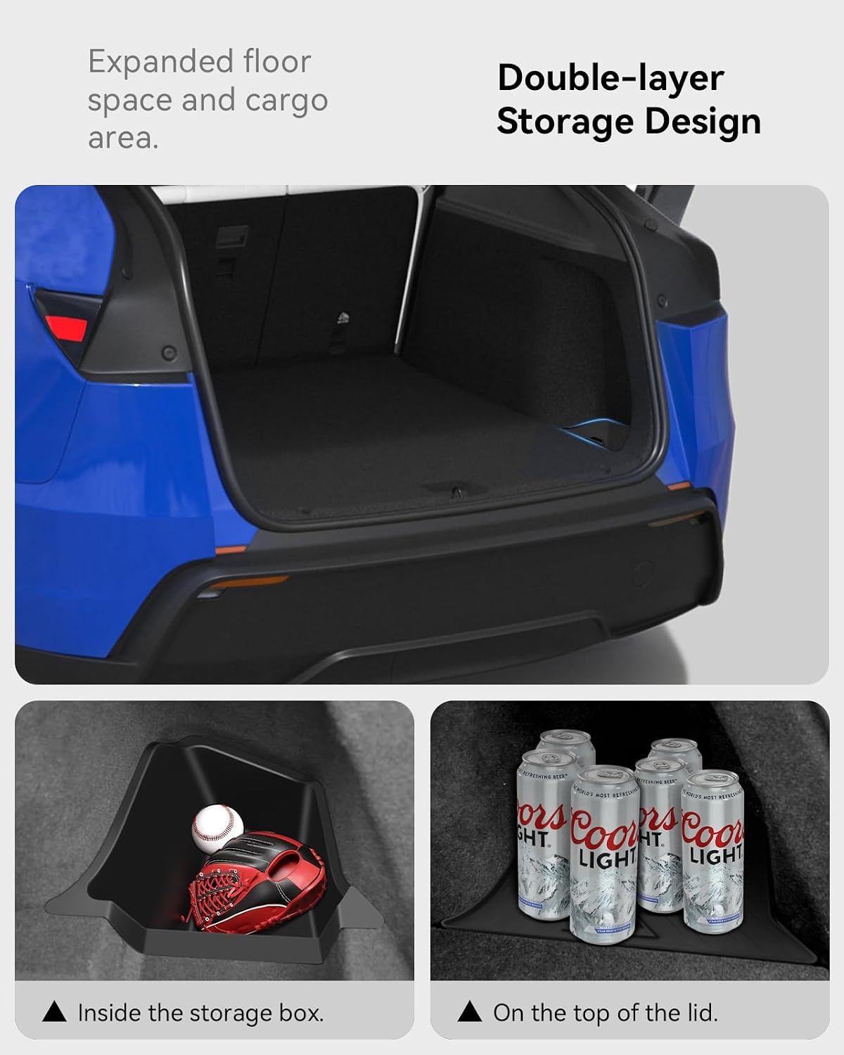 for Tesla Model Y Juniper Accessories 2025-2026 Trunk Storage Bins